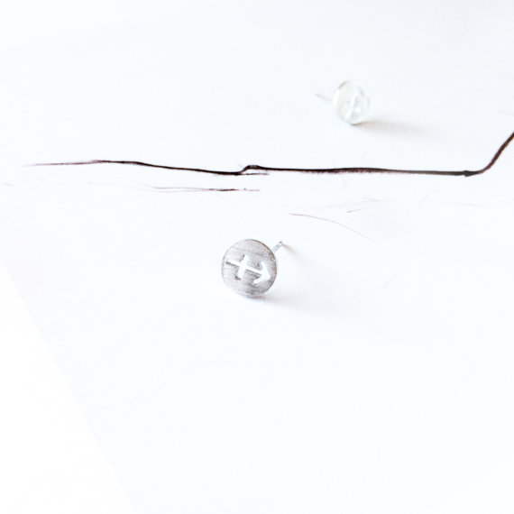 30Pair- S028 Sagittarius Earrings Signs Zodiac Constellation Earrings Horoscope Astrology Coin Anchor Stud Earrings for Birthday Gifts