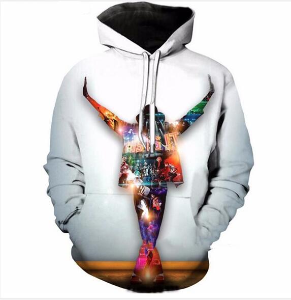 New Fashion Cool sweatshirt Hoodies Men women 3D print King of pop Michael Jackson fashion hot Style Streetwear Long sleeve clothes XKL050, Multicolor
New Fashion Cool sweatshirt Hoodies Men women 3D print King of pop Michael Jackson fashion hot Style Streetwear Long sleeve clothes XKL050, Multicolor