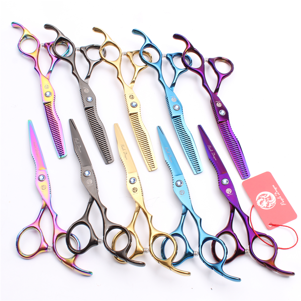 2Pcs 6" Japan 440C Purple Dragon Professional Human Hair Scissors Cutting Thinning Shears Barbers' Hairdressing Scissors Style Tools Z1011
2Pcs 6" Japan 440C Purple Dragon Professional Human Hair Scissors Cutting Thinning Shears Barbers' Hairdressing Scissors Style Tools Z1011
