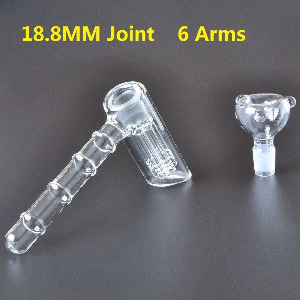 Glass Pipe mini 6 Arms Hand Pipes Hammer Water Pipe 18.8 MM White Clear Glass Smoking Pipes Percolator Bubbler Water Pipe 18.8MM Joint
Glass Pipe mini 6 Arms Hand Pipes Hammer Water Pipe 18.8 MM White Clear Glass Smoking Pipes Percolator Bubbler Water Pipe 18.8MM Joint