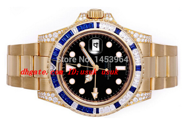 Luxury Wristwatch Stainless Steel Bracelet II 18K Gold Diamond 116758 Automatic Mechanical Mens Watch Men's Watches, Black
Luxury Wristwatch Stainless Steel Bracelet II 18K Gold Diamond 116758 Automatic Mechanical Mens Watch Men's Watches, Black