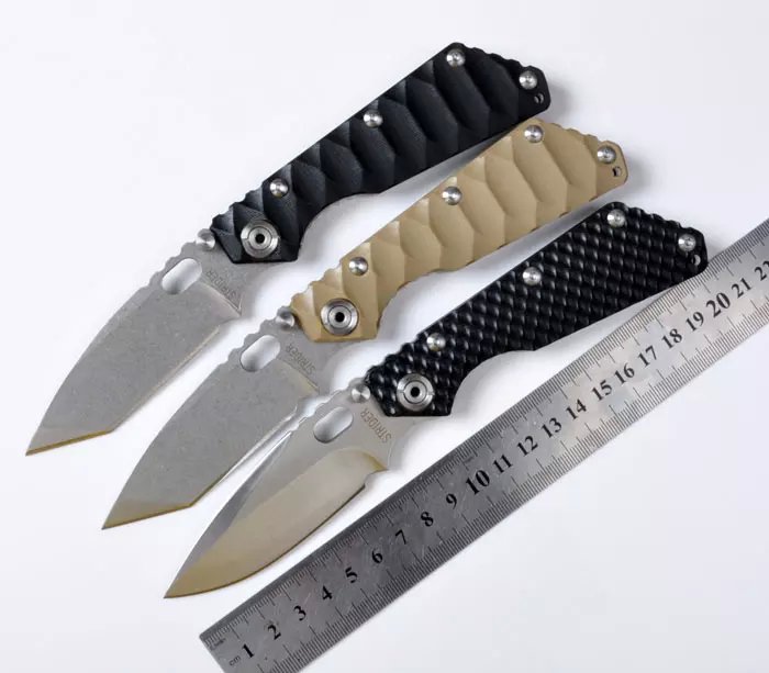 Strider SNG SMF Tanto Tactical Folding Knife 7Cr17Mov Stonewashed G10 Handle MSC Camping Hunting Survival Pocket Knife Utility EDC with Clip
Strider SNG SMF Tanto Tactical Folding Knife 7Cr17Mov Stonewashed G10 Handle MSC Camping Hunting Survival Pocket Knife Utility EDC with Clip