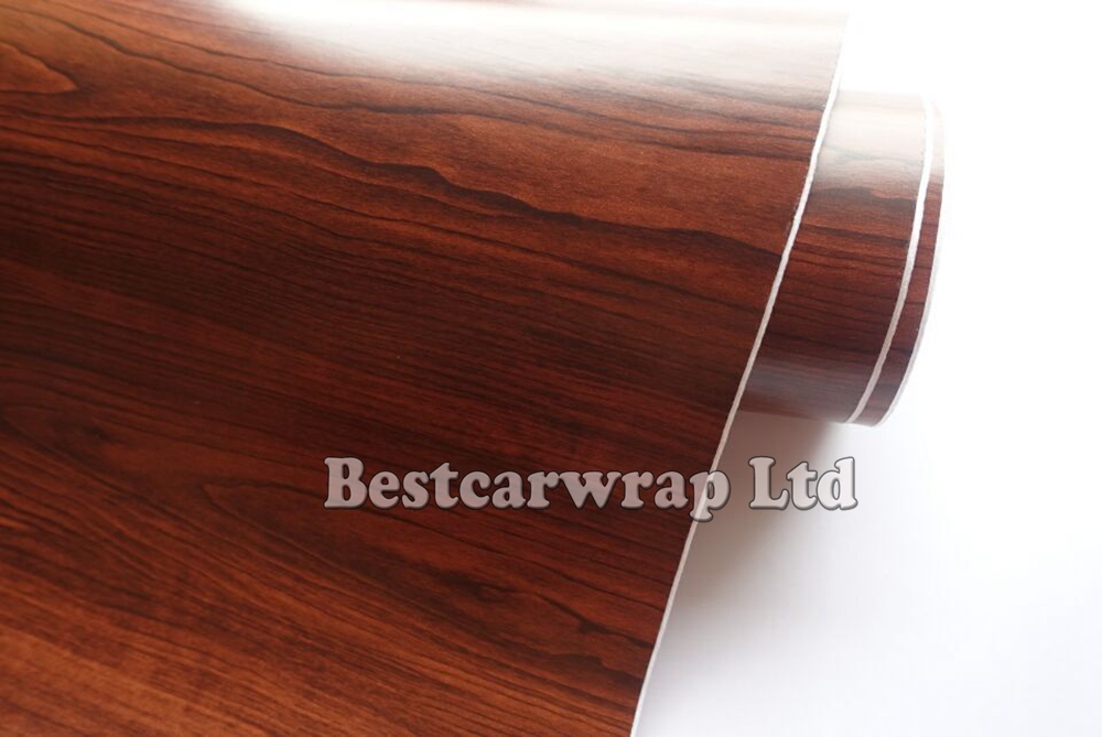 Matte Woodgrain Vinyl Wrap Vinyl Film With air bubble free Wood Grain Car Wrap Vinyl foil 3m quality Size 1.52x20m /Roll Free Shipping