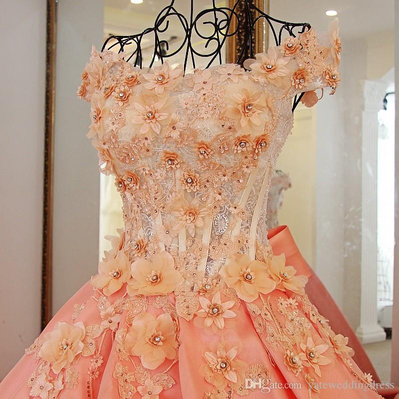 Wer Dresses Beautiful Girls Off Shoulder Applique Beaded Pageant Gowns Back Lace Up With Big Bows Custom Made Formal Party Dress 6660306