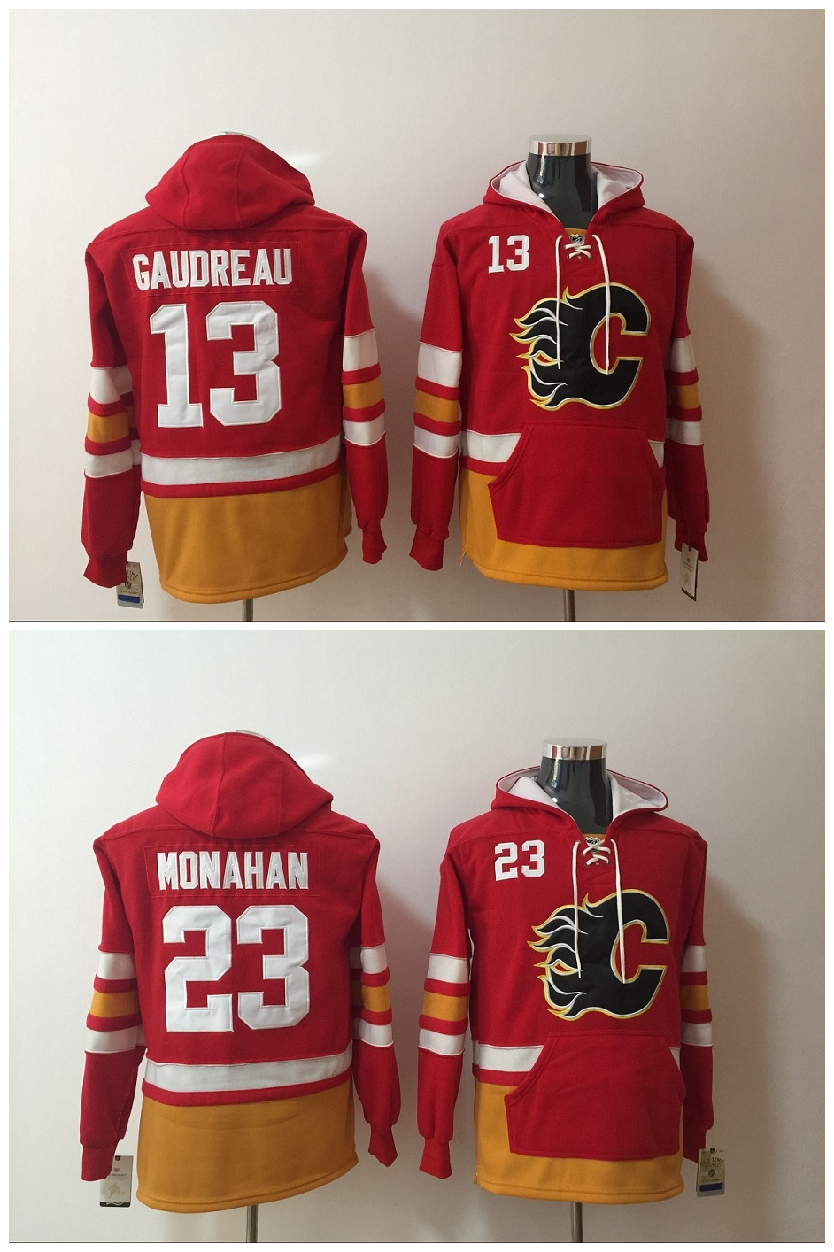 Calgary Flames 13 Johnny Gaudreau 23 Sean Monahan hockey Jersey Hoodie Pullover Sweatshirts Winter Jacket Top Quality ! 100% Stitched, Black
Calgary Flames 13 Johnny Gaudreau 23 Sean Monahan hockey Jersey Hoodie Pullover Sweatshirts Winter Jacket Top Quality ! 100% Stitched, Black