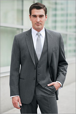 New Design Gray Groom Tuxedos Groomsmen Best Man Suits Mens Wedding Blazer Suits (Jacket+Pants+Vest+Tie) NO:531