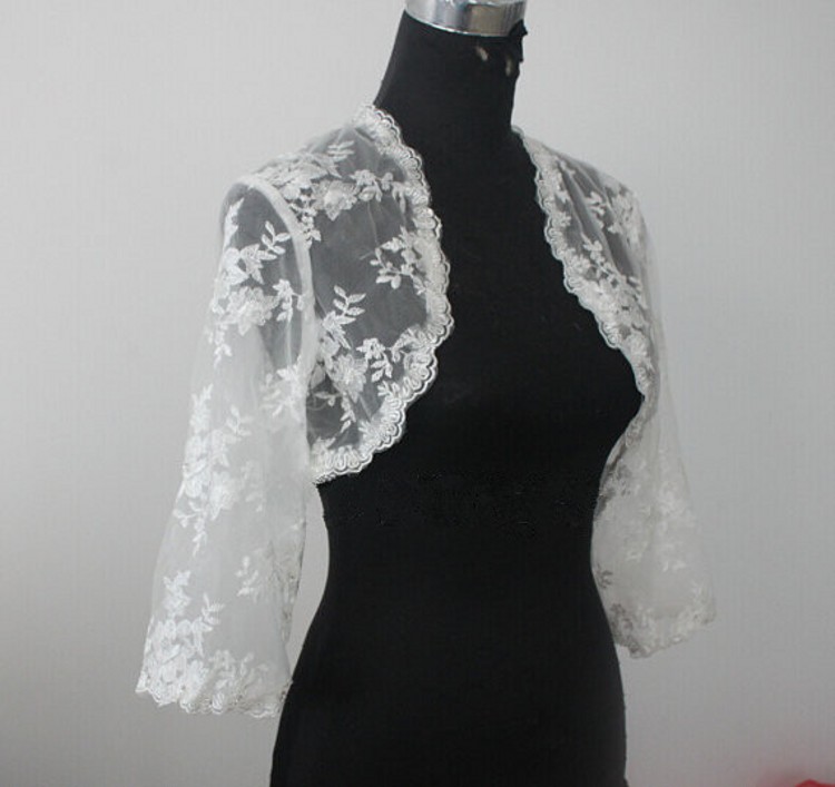 Lace Bridal Jacket Bolero 3/4 Long Sleeves Wedding Jacket Bolero Shrug White Ivory Custom Made Lace Jacket Bolero, Hunter green
Lace Bridal Jacket Bolero 3/4 Long Sleeves Wedding Jacket Bolero Shrug White Ivory Custom Made Lace Jacket Bolero, Hunter green