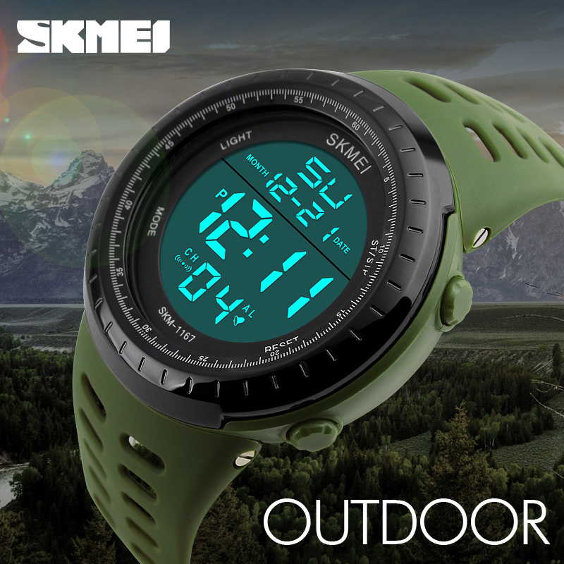 SKMEI Fashion Brand Shock Resistant Watch Outdoor Men Military Watches Men's LED Digital Watch Casual Sports Wristwatches 1167, Slivery;brown
SKMEI Fashion Brand Shock Resistant Watch Outdoor Men Military Watches Men's LED Digital Watch Casual Sports Wristwatches 1167, Slivery;brown