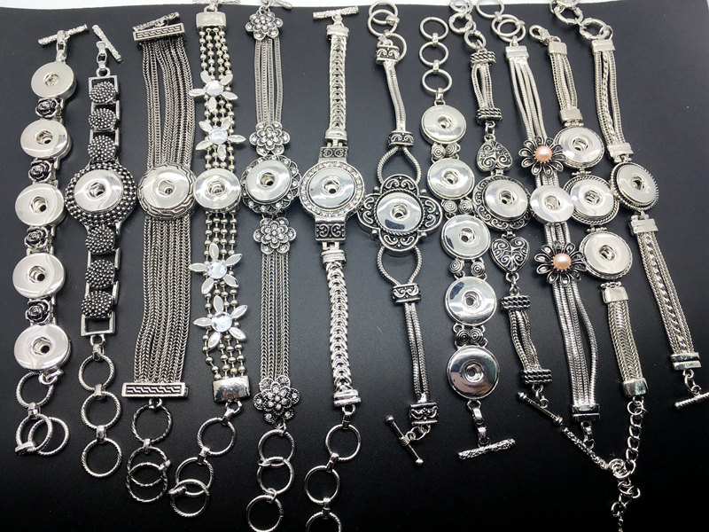 Wholesale Noosa Chunk Snap Button Charm Bracelet 12pcs/lot Mixed Style Ginger Snaps Women Jewelry Interchangeable 18-20MM Snap button, Golden;silver
Wholesale Noosa Chunk Snap Button Charm Bracelet 12pcs/lot Mixed Style Ginger Snaps Women Jewelry Interchangeable 18-20MM Snap button, Golden;silver