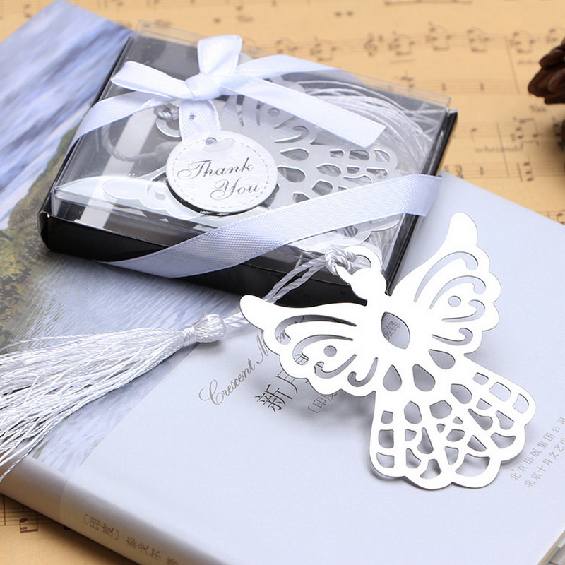 Stainless Steel Metal Hollow-out Angel Bookmark For Wedding Baby Shower Party Birthday Favor Gift, Silver
Stainless Steel Metal Hollow-out Angel Bookmark For Wedding Baby Shower Party Birthday Favor Gift, Silver