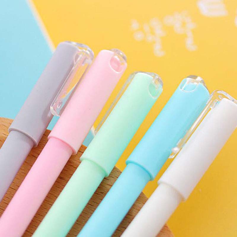 20pcs/lot 0.5mm Gel Pens Writing Pens Black Ink Pen Stationery Novelty Pens Promotional Pens Pens For Writing Papelaria