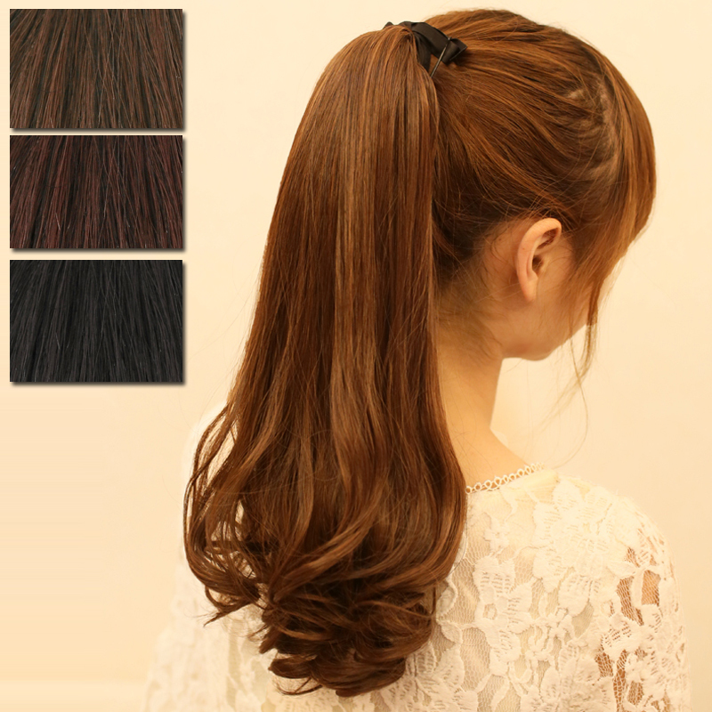 Wholesale-Free Shipping Curly Make Up Women Big Horsetail Synthetic New Clip in Ponytail Hairpiece Hair Extension Hair Piece Pony#L04026