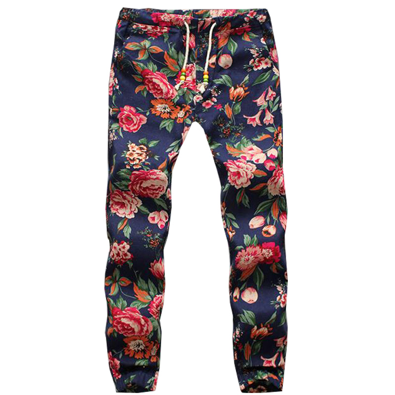 Wholesale-2016 New Design Fashion Sweatpants Hawaiian Comfortable Leisure Brand High Quality Casual Men Pants Plus Size M-5XL