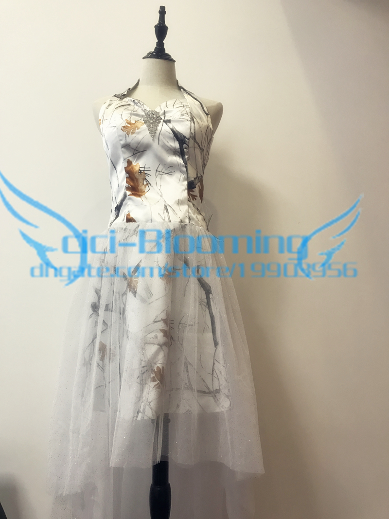 White CAMO Prom Dresses Hi-lo Tulle Satin Short Homecoming Formal Gown Real Image Customized Party Dress, Pink 2
White CAMO Prom Dresses Hi-lo Tulle Satin Short Homecoming Formal Gown Real Image Customized Party Dress, Pink 2