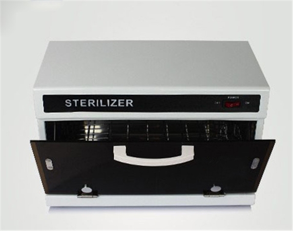 Sterilizer Nail Salon Tools Disinfection Cabinet UV Ultraviolet Disinfection Cabinet AW 8L UV Tool Sterilizer Cabinet Timer Sterilization
