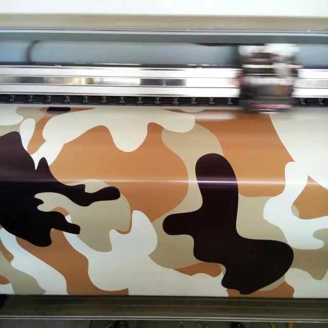 Large desert Camo Vinyl Car Wrap COVERS With Air Rlease Gloss/ Matt Arctic brown Camouflage covering foile 1.52x 10m/ 20m / 30m