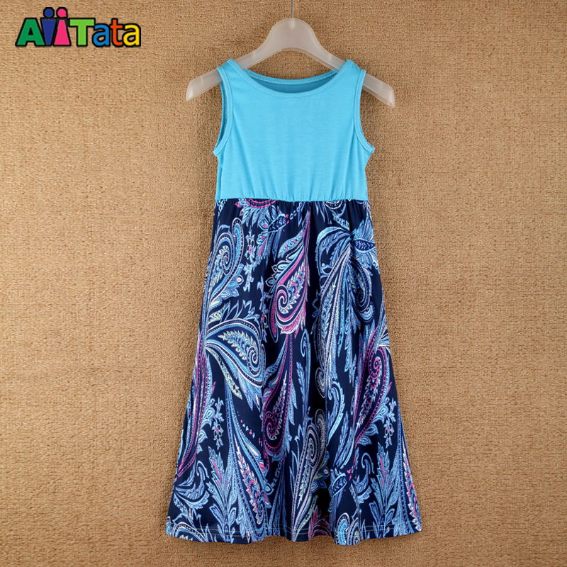 Wholesale-Mother daughter dresses Patchwork Family matching outfits Nmd Baby girl clothes Vintage Family look mama mom mum and me Fashion