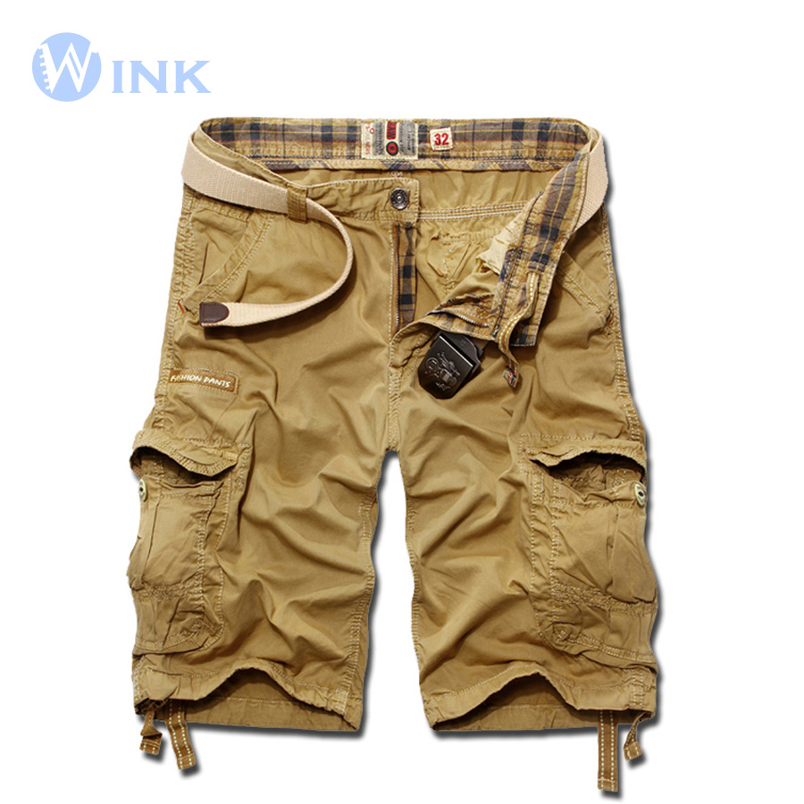 Wholesale-New Brand Men Casual Solid Color Bermuda Loose Cargo Shorts Men Masculina Large Size Design Multi-Pocket Overalls 4 colors A057
Wholesale-New Brand Men Casual Solid Color Bermuda Loose Cargo Shorts Men Masculina Large Size Design Multi-Pocket Overalls 4 colors A057