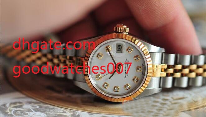 Top AAA Mechanical Datejust 2-Tone Gold/Steel 31mm Womens Watch Champagne Diamond Dial/Bezel fashion watch High Quality, White
Top AAA Mechanical Datejust 2-Tone Gold/Steel 31mm Womens Watch Champagne Diamond Dial/Bezel fashion watch High Quality, White
