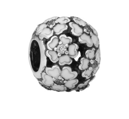 Wholesale 30pcs Christmas Gift Pendants Charms Bead Silver Charms Pendant Big Hole Beads Fit Bracelet European Charm Beads Jewelry DIY