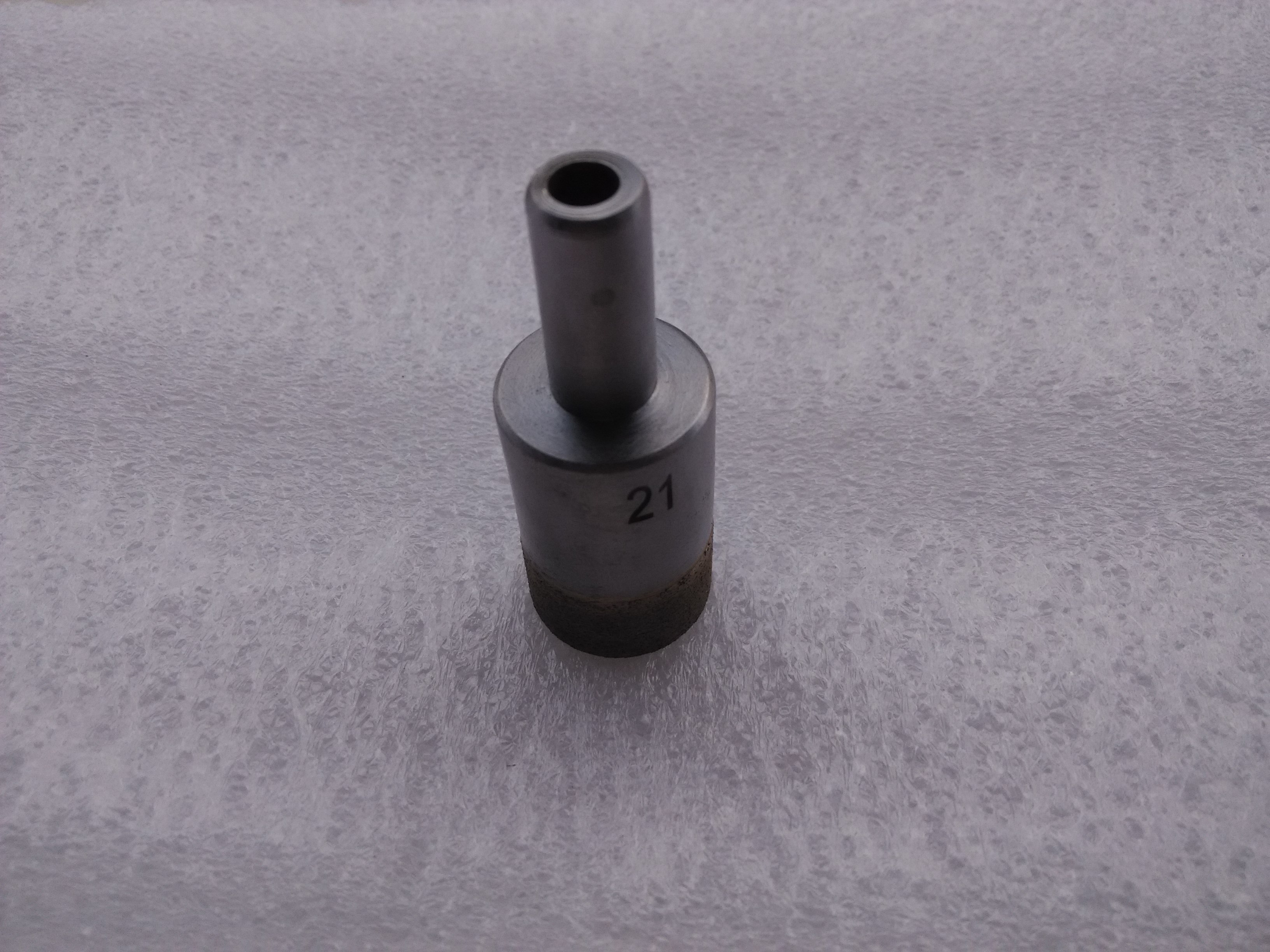 RZZ 24-55mm Straight Shank Core Drill Bit Sintered Diamond Sand Drilling for Glass Stone Tile