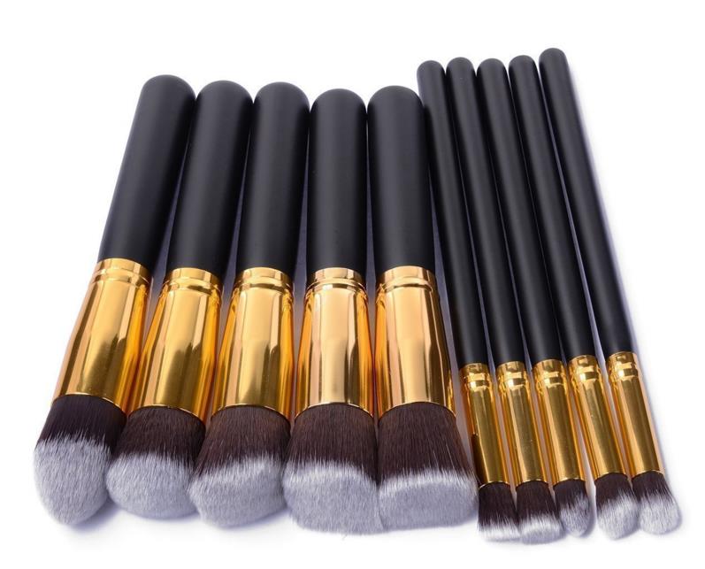 10Pcs/set Professional Makeup Brushes Set Cosmetic Makeup Tool Powder Foundation Eyeshadow Blush blend Brush kit tools drop shipping