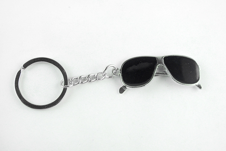 Good A++ Creative key chain large glasses key chain metal crafts strap can be customized KR348 Keychains mix order 20 pieces a lot