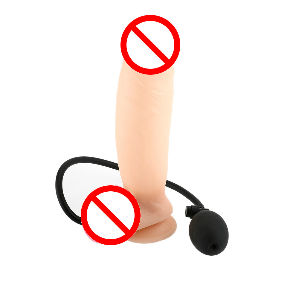 Anal Toys Sex Inflatable Dildo Realistic Super Big Size Penis Cock For Women Product Adult Machine