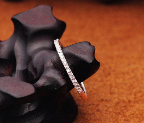 Pave setting Jewelry Vintage Soild Sterling sier Topaz CZ Dia Wedding Engagement Band Rings for Women Size 5-9 Never Fade Free shipping