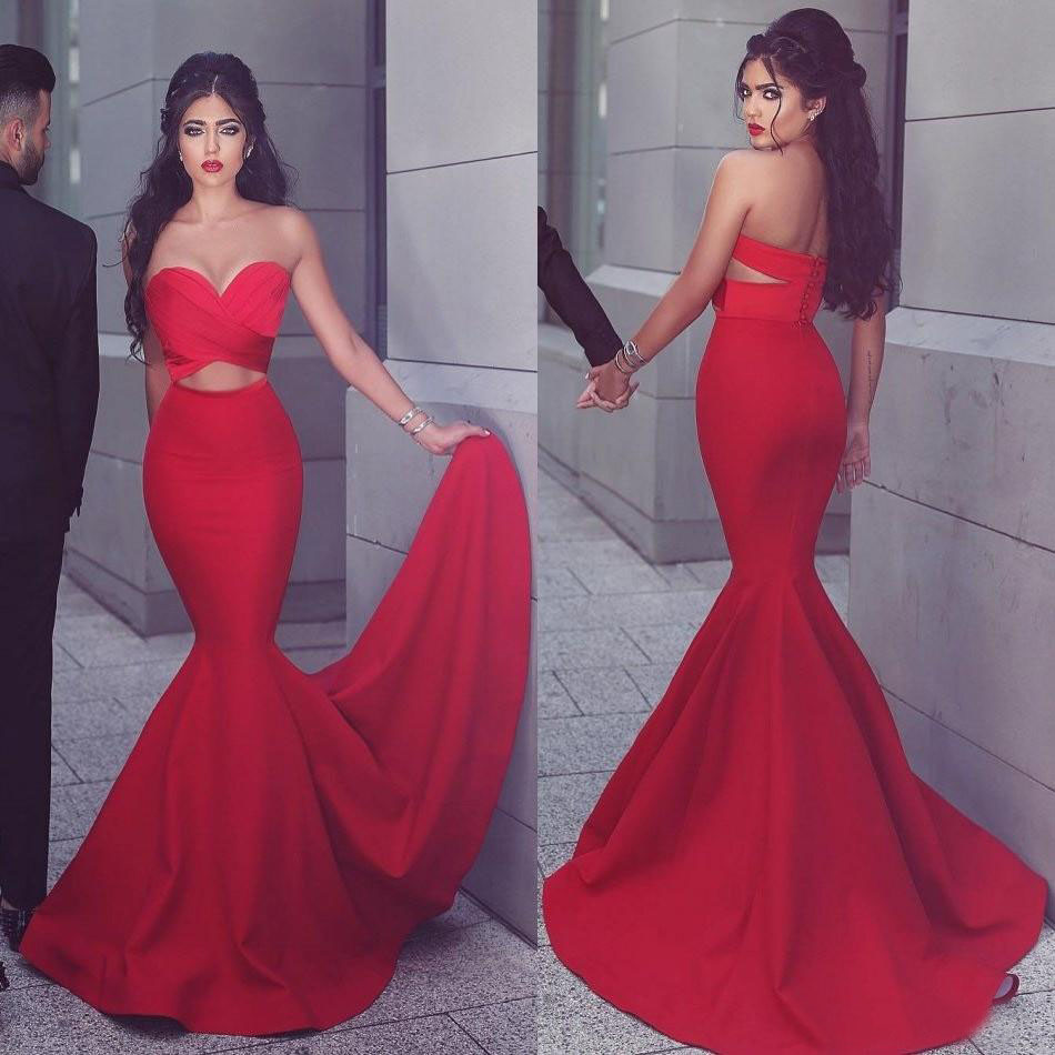 Arabic Red Satin Sweetheart Mermaid Evening Dresses 2016 Sexy Cut Away Side Front Long Red Carpet Gowns Custom Made China EN8269, Same as picture
Arabic Red Satin Sweetheart Mermaid Evening Dresses 2016 Sexy Cut Away Side Front Long Red Carpet Gowns Custom Made China EN8269, Same as picture