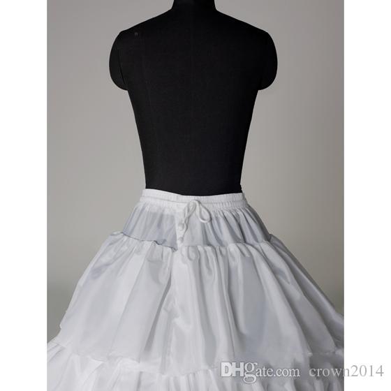 Free Shipping Plus Size White Layered Ball Gown Petticoats Skirt Bridal Crinoline For Ball Gowns Wedding Accessories Free Shipping In Stock