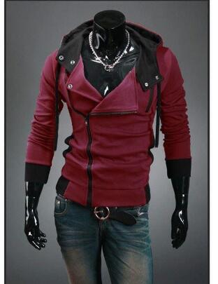 Free shipping Autumn & Winter Men Brand Fashion Casual Slim Cardigan Assassin Creed Hoodies Sweatshirt Outerwear Jackets