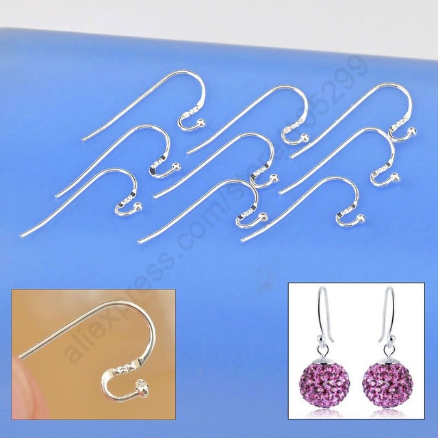 Newest New Arrival Earring Findings Genuine 925 Sterling Silver Jewellery Ear Wire S Ball Hooks DIY Handmade Collections, Golden;silver
Newest New Arrival Earring Findings Genuine 925 Sterling Silver Jewellery Ear Wire S Ball Hooks DIY Handmade Collections, Golden;silver