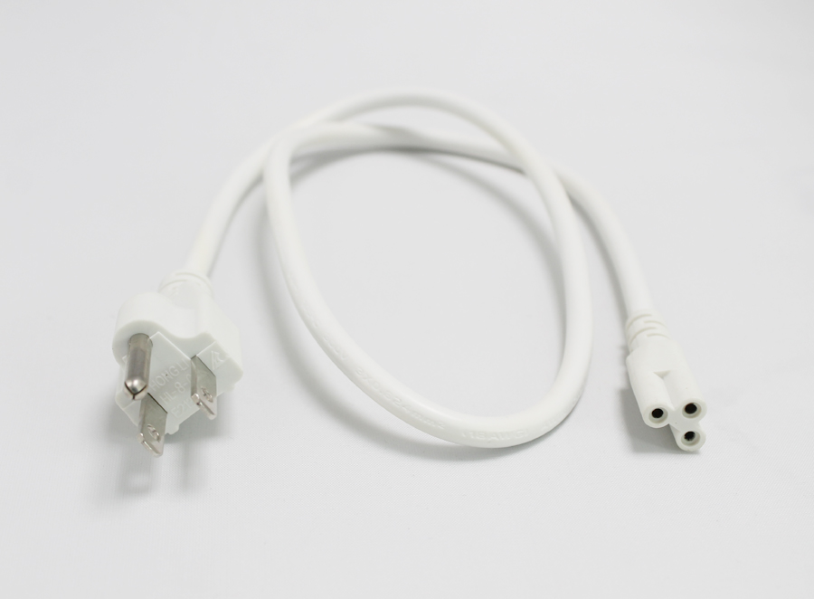 free shipping T5 T8 connecting wire Power cords with standard US plug for T5 T8 integrated led tubes 3 Prong 150cm Cable