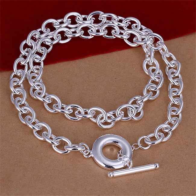 Wholesale TO male models necklace without words sterling silver plated necklace STSN101,fashion 925 silver Chains necklace factory direct
Wholesale TO male models necklace without words sterling silver plated necklace STSN101,fashion 925 silver Chains necklace factory direct