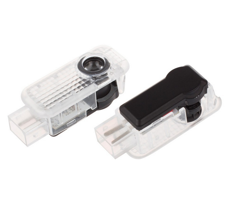 2pcs/lot LED Car Door Welcome Light High Quality Logo Ghost Shadow Welcome Projector Light For Audi A4 A4L A6 A8 Q7
