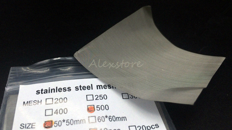 Nickle Mesh Nickle Wire Stainless Steel 316L Oil Net Smoke Screen 200 250 300 400 500 mesh 50*50MM 10pcs /bag DIY RDA
Nickle Mesh Nickle Wire Stainless Steel 316L Oil Net Smoke Screen 200 250 300 400 500 mesh 50*50MM 10pcs /bag DIY RDA