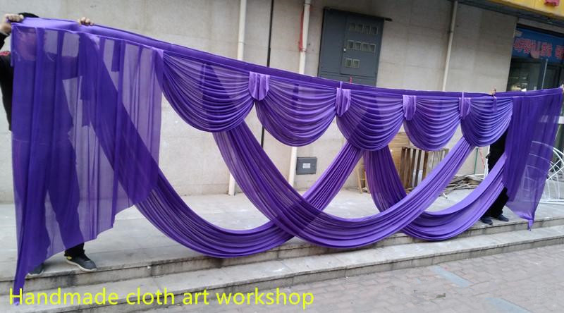 New Arrival Fashion 3 X 6 m Wedding Backdrop Centerpiece Swags Party Curtain Celebration Stage Backdrop Drapes Decoration Supplies