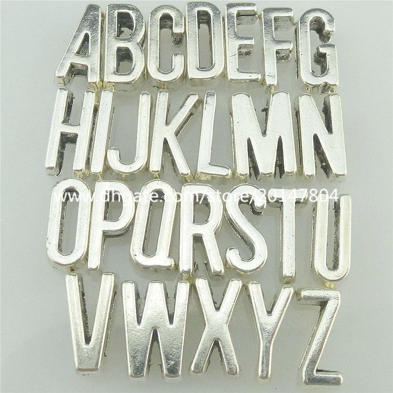 2set=52PCS Spacer Bead Pendant Alphabet Letter For 6mm Belt Rope Bracelet Choker, Silver
2set=52PCS Spacer Bead Pendant Alphabet Letter For 6mm Belt Rope Bracelet Choker, Silver