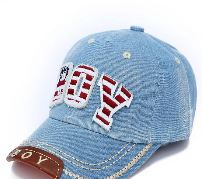 Ship within 3 days Spring Summer Kids Caps Children Boys Girls Cotton Letter Baseball Caps Adjustable Hip Hop Snapback Sun Caps HJIA905