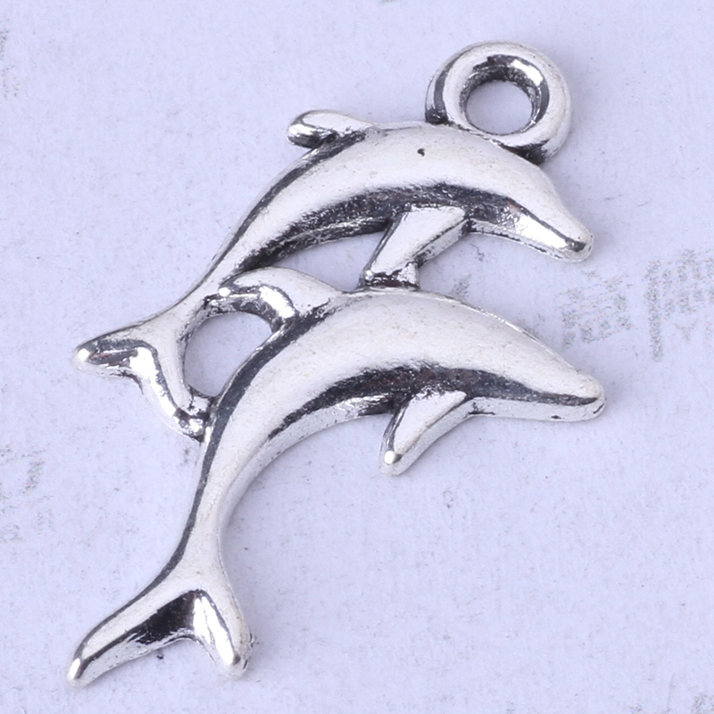 Two dolphins Pendant DIY Jewelry fit Bracelets or Necklace alloy Antique Silver/bronze charms 300pcs/lot 49z, Bronze;silver
Two dolphins Pendant DIY Jewelry fit Bracelets or Necklace alloy Antique Silver/bronze charms 300pcs/lot 49z, Bronze;silver