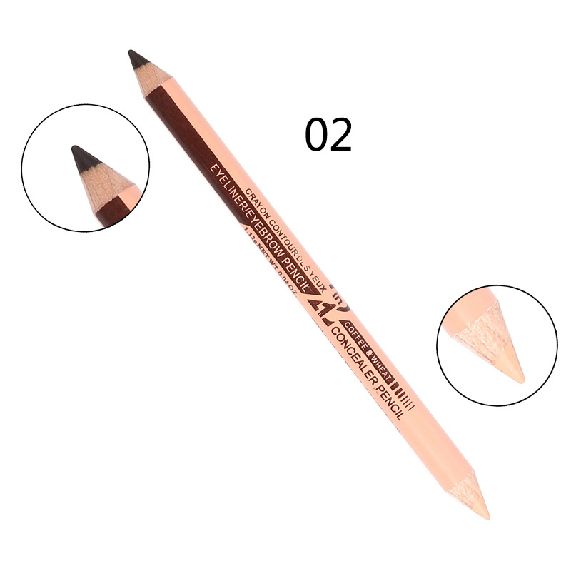 Wholesale-Maquiagem eye brow menow makeup double function eyebrow pencils & concealer pencils maquillaje 48pcs/lot