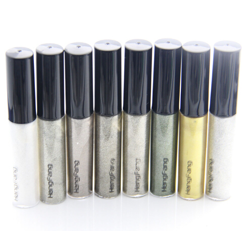 New Shiny Eye Liner Glitter Eyeshadow Liquid Shining Eyeliner Bronzer Gold Shimmer Makeup Maquiagem Free Shipping
