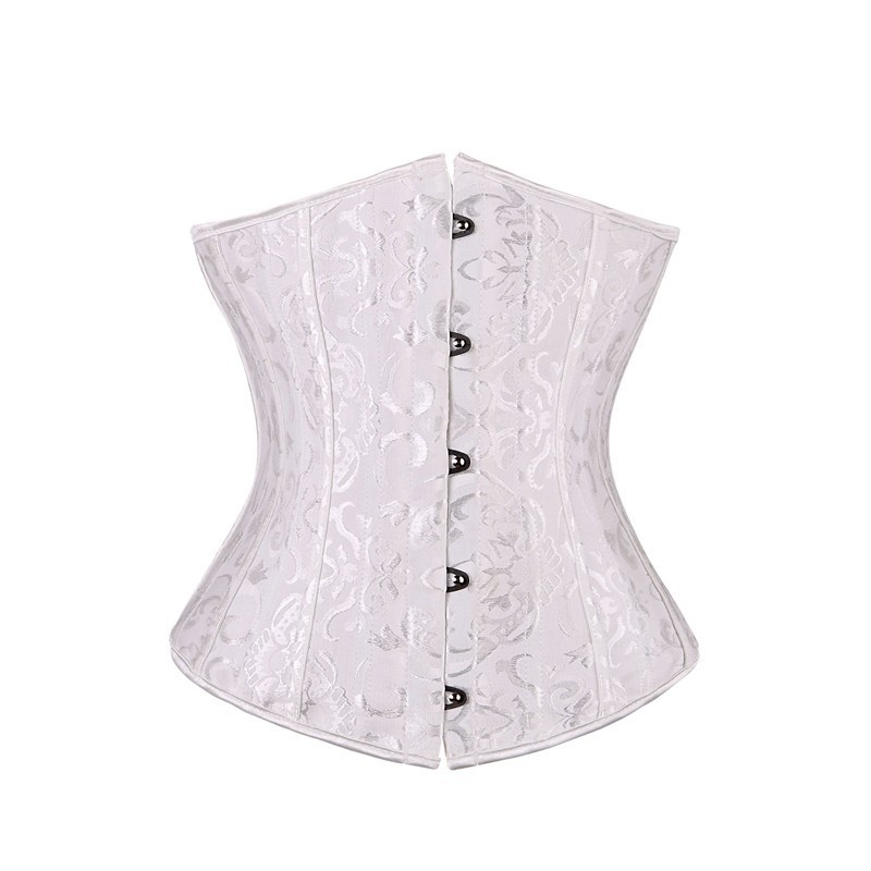 24 Steel Bones Sexy Control underbust Corsets & Bustiers Waist Cincher Corselet Body Shaper 9083