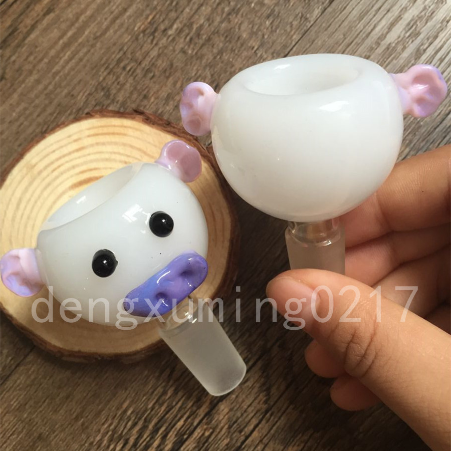 Quality PINK Grils Pig bowl Male Joint 14mm 18mm Glass pipe Bowls For Glass oil burner Bongs Water Pipes Glass Oil Rig Bongs
Quality PINK Grils Pig bowl Male Joint 14mm 18mm Glass pipe Bowls For Glass oil burner Bongs Water Pipes Glass Oil Rig Bongs