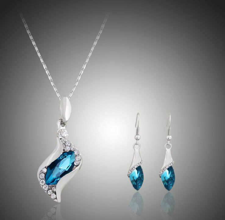 Bridesmaid Jewelry Set Wedding Earrings Necklace Silver Australian Crystal Jewelry African Jewellery Party Jewelry Sets, Color
Bridesmaid Jewelry Set Wedding Earrings Necklace Silver Australian Crystal Jewelry African Jewellery Party Jewelry Sets, Color