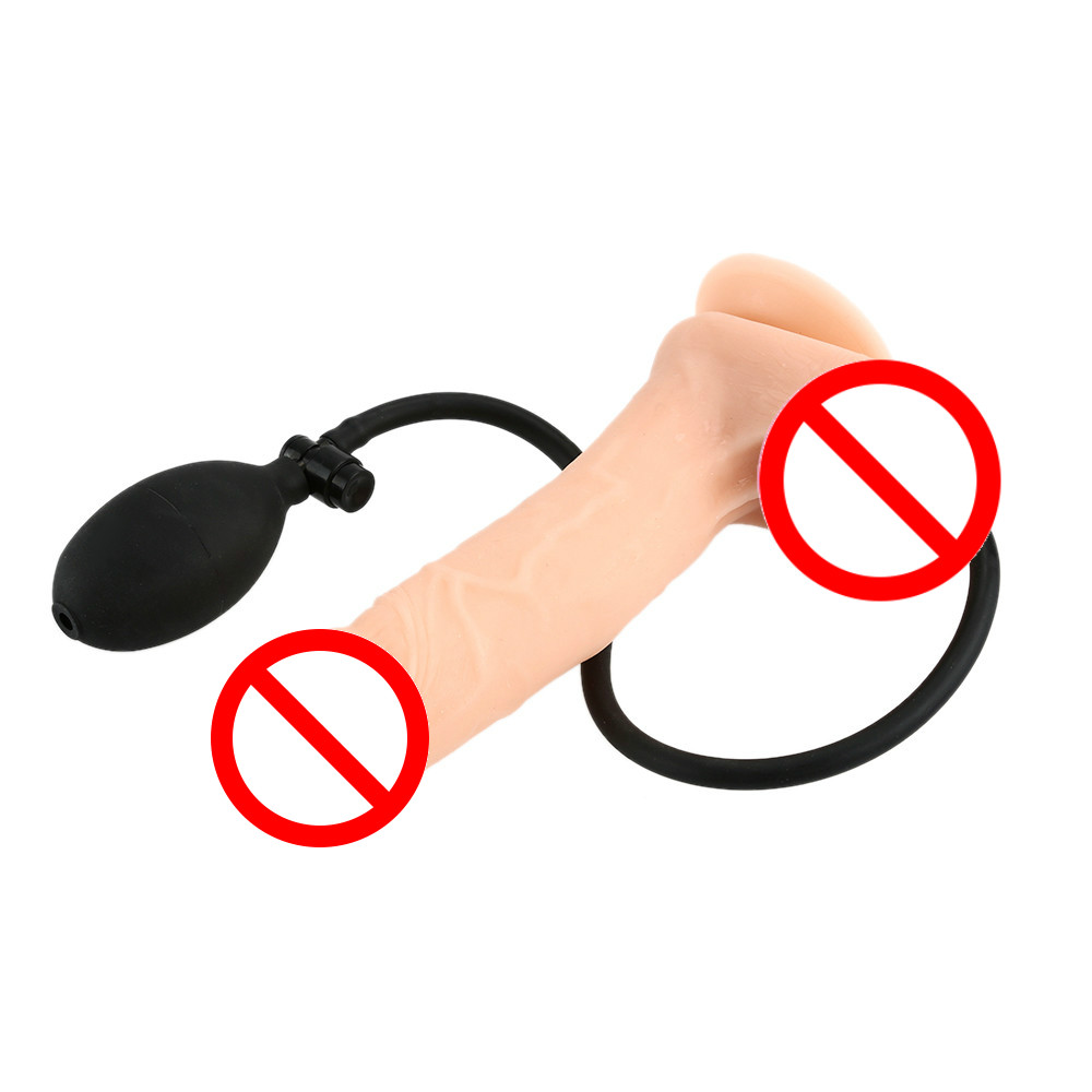 Anal Toys Sex Inflatable Dildo Realistic Super Big Size Penis Cock For Women Product Adult Machine
