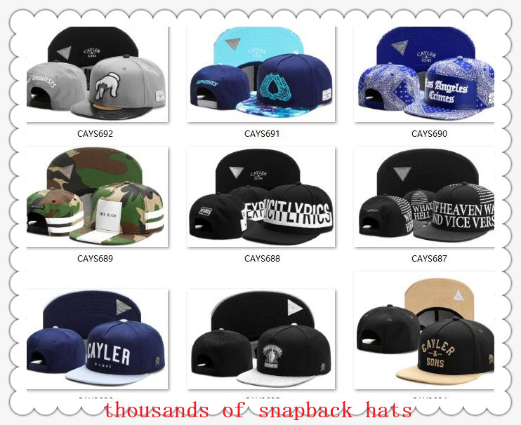 HAT MANUFACTORY Snapbacks Ball Hats Fashion Street Headwear adjustable size Cayler & Sons custom football baseball caps, Contact us get more choice
HAT MANUFACTORY Snapbacks Ball Hats Fashion Street Headwear adjustable size Cayler & Sons custom football baseball caps, Contact us get more choice