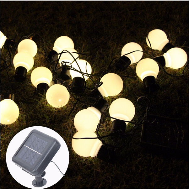 20 LED Outdoor Solar Lamps LED Globe ball String fairy light solar light christmas garland waterproof garden street decor Light
20 LED Outdoor Solar Lamps LED Globe ball String fairy light solar light christmas garland waterproof garden street decor Light