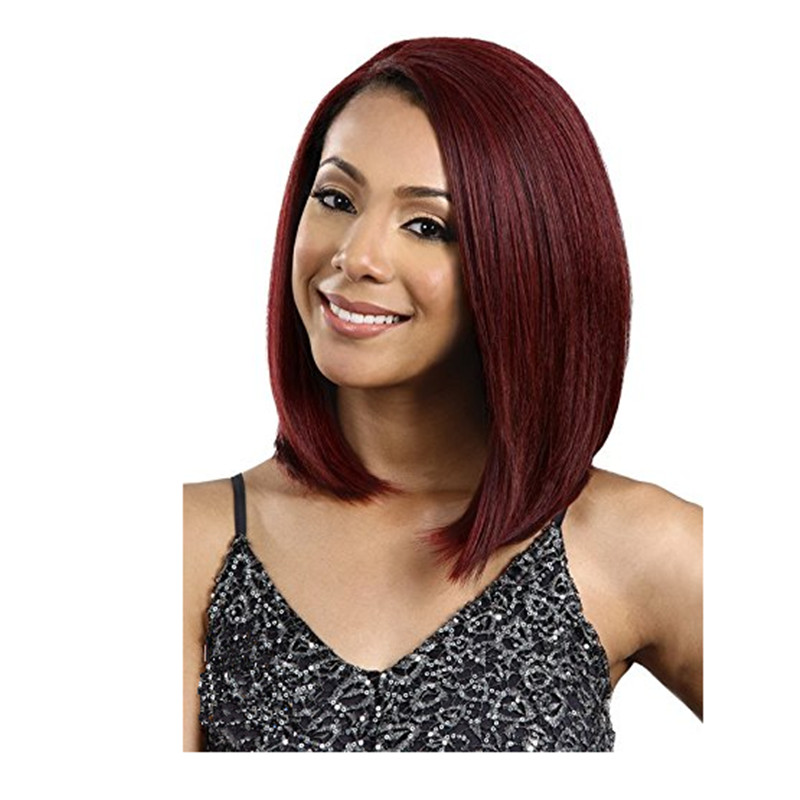 WoodFestival burgundy medium length fiber wig women red wine straight synthetic wigs natural hair good quality
WoodFestival burgundy medium length fiber wig women red wine straight synthetic wigs natural hair good quality